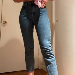 Abercrombie and Fitch Ankle Super High Rise jeans